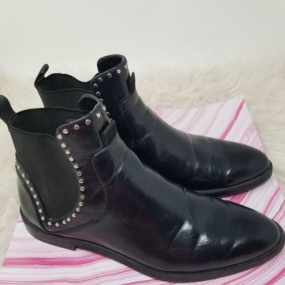 ZARA STUDDED BOOTIES. SIZE EURO 39. - Picture 6 of 12